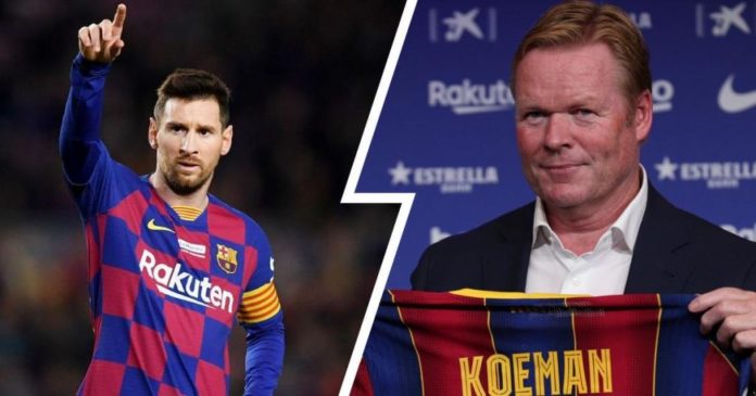 Barça : discussions entre Messi et Koeman pour le capitanat