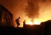 Grèce: un important incendie ravage le camp de migrants de Moria à Lesbos