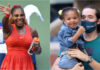 Serena Williams est acclamée par son mari Alexis Ohanian et sa fille Olympia à l'US Open, alors qu'elle bat Sloane Stephens (photos)