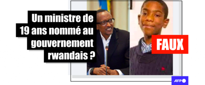 Non, le président du Rwanda n'a pas nommé 