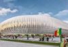 La maquette du futur stade olympique de Diamniadio