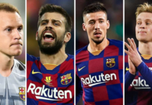 Le Barça prolonge Ter Stegen, Piqué, Lenglet et De Jong