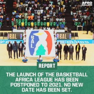 La saison inaugurale de la Basketball Africa League a été reportée en 2021. Aucune date n’est retenue pour le moment. La nouvelle est tombée, ce lundi et elle est triste. La saison inaugurale de la Basketball Africa League a été reportée en 2021. Pour rappel, douze équipes de seize joueurs doivent participer à la première Basketball Africa League qui devait être lancée en décembre à Kigali, au Rwanda. Et le représentant du Sénégal, l’AS Douanes, est en pleine préparation depuis quelques semaines. Ce report vient encore tout chambouler. Le coronavirus est passé par là.