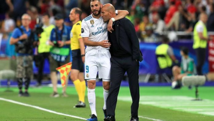Zidane proclame Karim Benzema meilleur attaquant de l'histoire du football français !