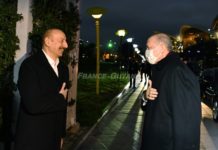 Le président Erdogan en Azerbaïdjan pour fêter la "glorieuse victoire" dans le Haut-Karabakh