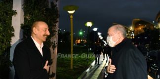 Le président Erdogan en Azerbaïdjan pour fêter la "glorieuse victoire" dans le Haut-Karabakh