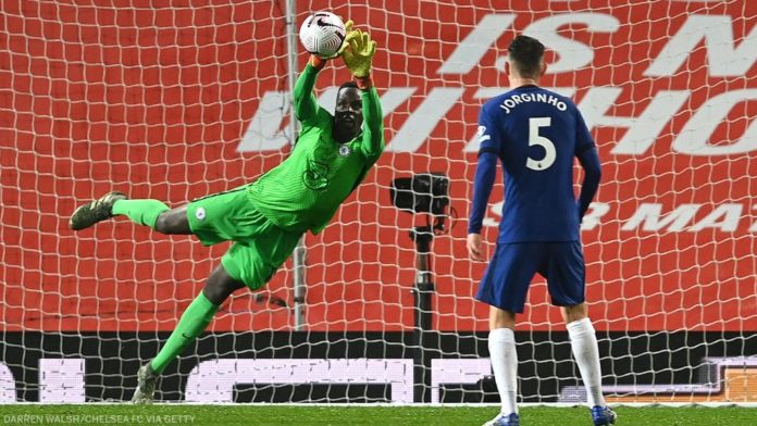 Chelsea: 10 clean-sheet en 16 matchs, Edouard Mendy fait déjà mieux que Kepa