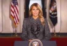 La vidéo d’adieu de Melania Trump: “La violence n’est jamais la solution”
