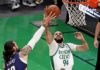 Un Evan Fournier record sauve le Celtics
