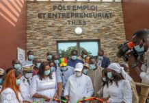 Guichets uniques Pôle emploi et entrepreneuriat: Macky Sall a inauguré l'espace "Sénégal Services" de Thiès