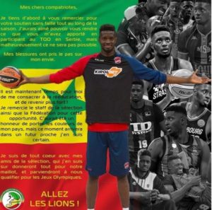 Basket – Youssoupha Fall: “C’aurait été un honneur de porter les couleurs de mon pays mais…”