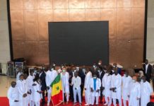 JO 2020 : remise du drapeau national à la délégation sénégalaise