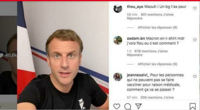 Vaccination: Emmanuel Macron répond aux questions des jeunes sur Instagram et TikTok