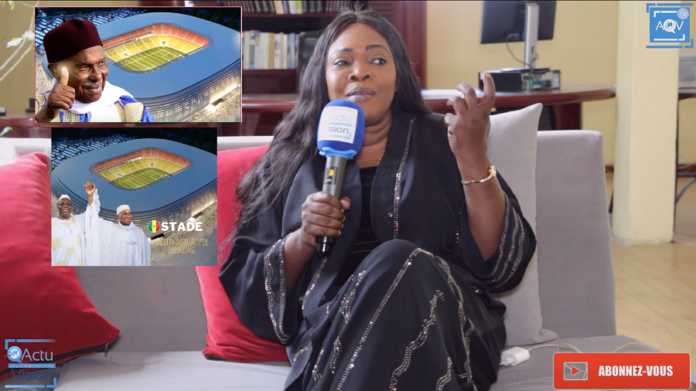 Inauguration du stade Abdoulaye Wade : La réaction très touchant de Ndela Madior diouf envers...