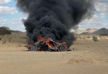 Un "engin explosif improvisé" à l'origine de l'explosion d'une voiture du "Dakar 2022"