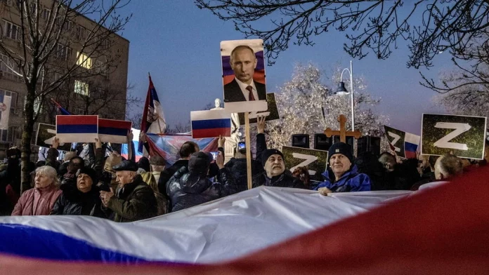 Serbie: un rassemblement de soutien à Vladimir Poutine organisé à Belgrade