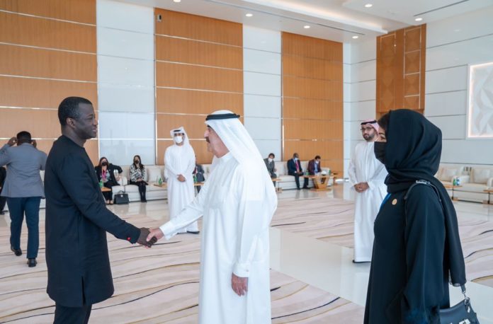Expo Dubaï 2020 : Dr Malick Diop reçu par Son Altesse l’Emir de Umm Al Quwain
