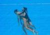 Mondiaux de Natation : Les images folles d'une nageuse américaine sauvée par sa coach de la noyade aprés un malaise