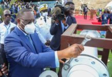 Macky a lancé l’usine de dessalement d'eau de mer de Ouakam