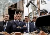 «Il faut que l'Ukraine puisse résister et l'emporter», déclare Emmanuel Macron à Irpin