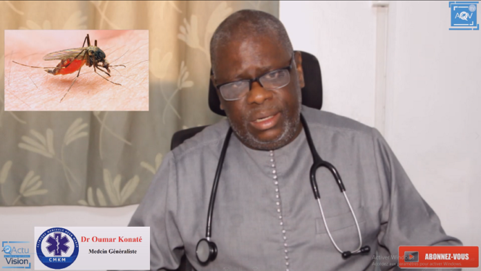 Docteur Oumar Konaté : Hivernage rime avec Paludisme, les 15 critères de cette maladie fixée par l'OMS