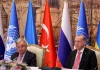 Ukraine: Guterres, Erdogan et Zelensky se rencontrent à Lviv et évoquent la centrale de Zaporijjia