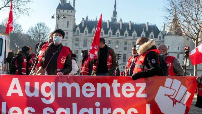 En France, journée de grève dans le privé et le public pour le pouvoir d’achat