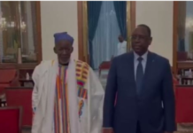 Palais : Le président Macky Sall reçoit le khalife de Médina Baye et Baye Ciss