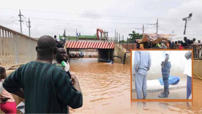 Pont du Train express à Guinaw Rail: Le corps sans vie d'un homme découvert lors du pompage des eaux!