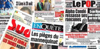 Le limogeage de Moussa Diop à la Une