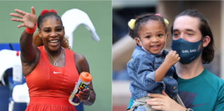 Serena Williams est acclamée par son mari Alexis Ohanian et sa fille Olympia à l'US Open, alors qu'elle bat Sloane Stephens (photos)