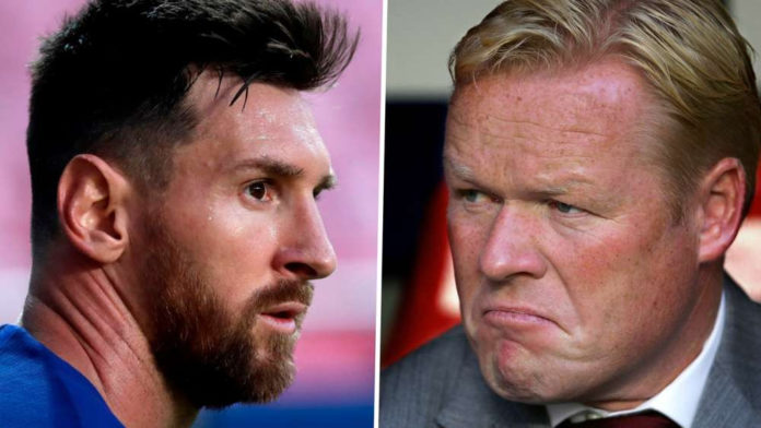 Le nouvel entraîneur de Barcelone, Ronald Koeman, insiste sur le fait qu'il entretient de bonnes relations avec Lionel Messi