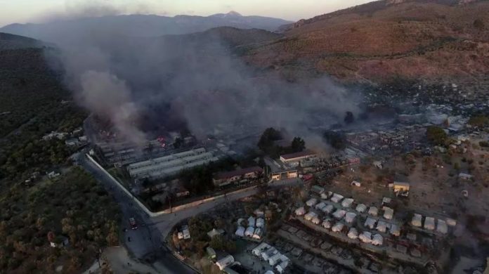 L'incendie de Moria à Lesbos contraint l'Union européenne à réagir