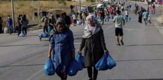 Grèce: à Lesbos, après l’incendie du camp de Moria, l’évacuation des réfugiés s’accélère