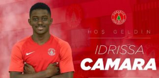 Officiel : Annoncé en Turquie Idrissa Camara, qui a grandi dans l'équipe nationale Sénégalaise moins de 23 ans. Signe finalement à Ümraniyespor (D2 Turquie)