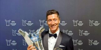 Robert Lewandowski joueur UEFA de l'année