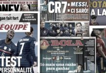 Le test positif de Cristiano Ronaldo secoue la presse mondiale