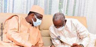 Condoléances: le Président Macky Sall chez Dane Fall de « Sénégal Broderie » suite au rappel à Dieu de son père El Hadj Mamadou Mamoune Fall dit Ndama