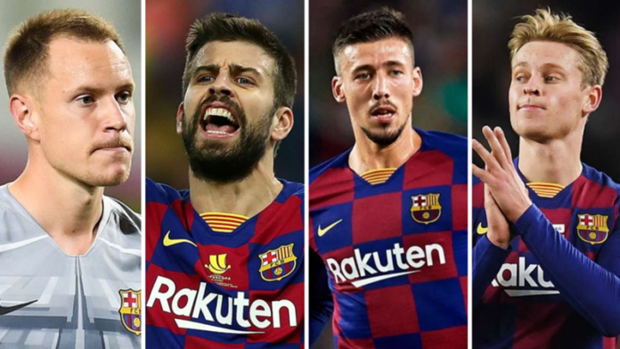 Le Barça prolonge Ter Stegen, Piqué, Lenglet et De Jong