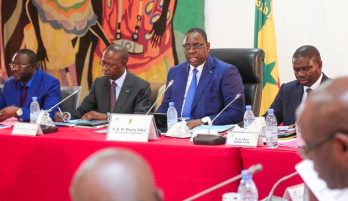 Sénégal Conseil des ministres du 7 octobre 2020