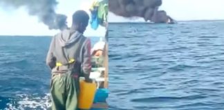 Explosion d'une pirogue en mer: 5 personnes portées disparues