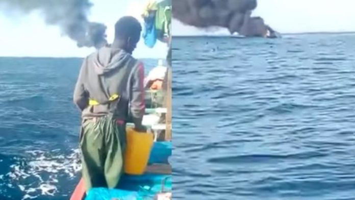 Explosion d'une pirogue en mer: 5 personnes portées disparues