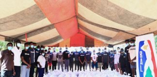 la BAL , la NBA Academy Africa et ENDA Tiers Monde en soutien a plus de 300 familles