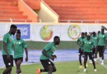 Sénégal/Guinée Bissau : Regardez le 2e galop d’entrainement des lions presque au complet