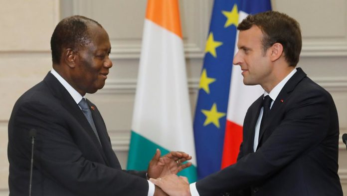 Présidentielle en Côte d’Ivoire: Macon félicite et encourage Ouattara pour sa réélection