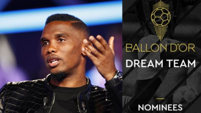 Samuel Eto’o sur le Ballon d’Or Dream Team : « Nous africains, nous n’existons pas »