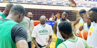 Afrobasket 2021 : premier entraînement des Lions, à Yaoundé