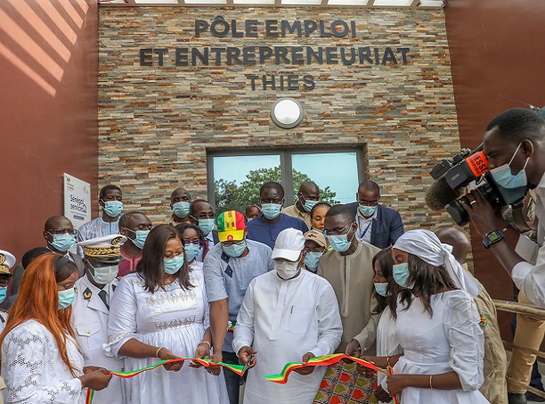 Guichets uniques Pôle emploi et entrepreneuriat: Macky Sall a inauguré l'espace 