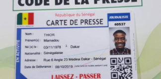 Presse : Remise officielle des premières cartes nationales de presse ce lundi