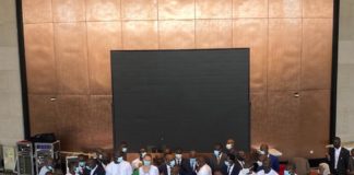 JO 2020 : remise du drapeau national à la délégation sénégalaise